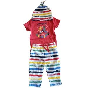 Harry‎ Potter Wizarding World Baby 3pc Set Bodysuit Pants Hat Red 0-3M 02L7016RY